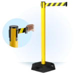 WeatherMaster-250-Yellow - Crowd Control Company UK WeatherMaster 3.4m Belt