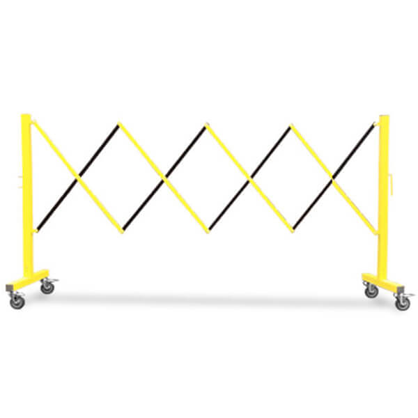 accordion-expanding-barricade-fm110-yellow