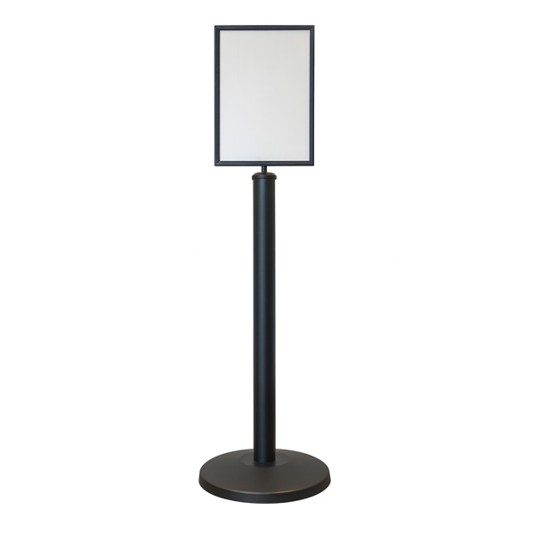 Black Sign Stand