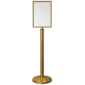 Brass A3 Sign Stand