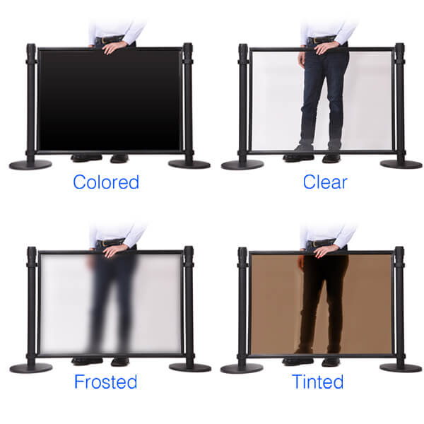 Crowd Control Panels | Panel Barrier 1.2m | Satin Aluminium