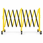 yellow-black-expandable-barrier-600×600 - Crowd Control Company UK 4.9m yellow black expandable barricade