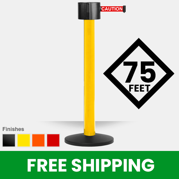 safety-stanchion-775-Retractable-Belt-Barrer-yellow