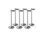 Belt Barrier 6 Pack - Black Post Retractable Belt Barriers