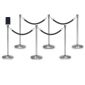 rope barriers polished stainless 6 pack
