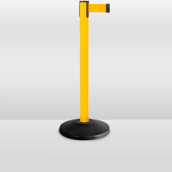 value-serier-yellow-stanchion-barrier-YW