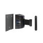wall mounted retractable belt barrier 300wp removable
