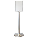 SS sign stand - Crowd Control Company UK SS Sign Stand