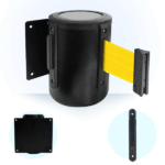 Wall-Master-450-Black - Crowd Control Company UK WallMaster 450 10.6m Belt
