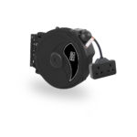 extenstion cord reel black – 30ft - Crowd Control Company UK