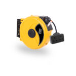 extenstion cord reel yellow – 30ft - Crowd Control Company UK