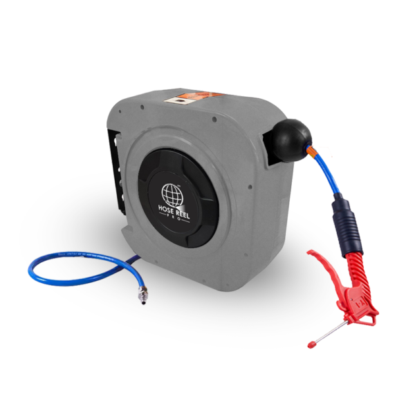grey air hose reel 30ft - Crowd Control Company UK