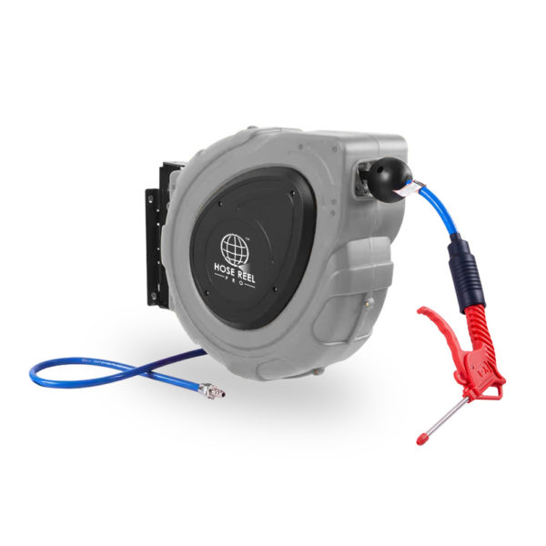 grey-air-hose-reel-with-ends-65ft - Crowd Control Company UK