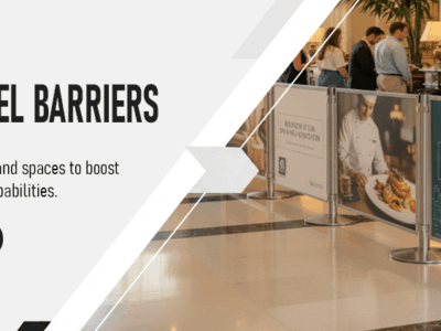 Post and Panel Barrier Banner