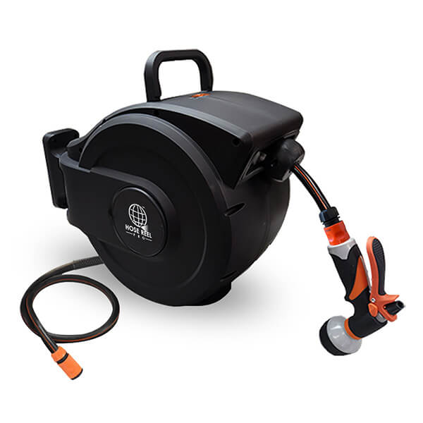 Black Garden Hose Reel