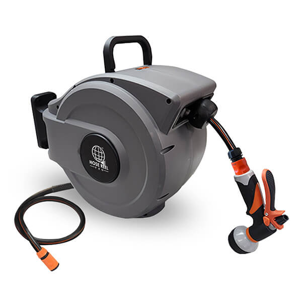 Grey Garden Hose Reel