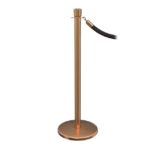 Classic-master-sB-crown-640×640 - Crowd Control Company UK Satin brass rope post with classic crown top