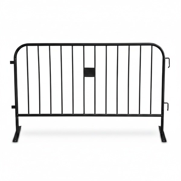 Black Pedestrian barricade